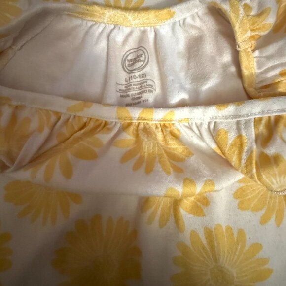 Wonder Nation Yellow Daisies Nightgown (L, 10-12) - Pre Loved - Picture 3 of 6